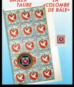 Schweiz 1995 Medaillenblatt 150. Jahre Basler Taube PP