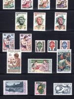 franz. Polynesien Lot aus 1958-1971 postfrisch