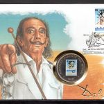 Spanien 1994 Numisbrief Äquat. Guinea 1000 Francos Salvatore Dali ST