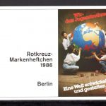 Berlin MH mit MiNr. 766 postfrisch Rotes Kreus MH mit Randleiste