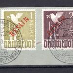Berlin MiNr. 33-34 Briefstück Sonderstempel Charlottenburg