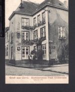 AK Cleve (Kleve) NRW 1914 Restauration Paul Dickmann