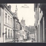 AK Cleve (Kleve) NRW 1908 Stegbahn mit Schwanenburg
