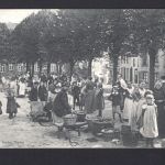 AK Cleve (Kleve) NRW 1916 Grosser Markt mit Markttreiben