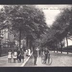 AK Cleve (Kleve) NRW 1915 Materborner Allee, Feldpostkarte