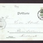 AK Cleve (Kleve) NRW 1899 Schwanenburg