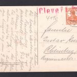 AK Cleve (Kleve) NRW 1917 Partie aus der Tiergartenallee