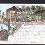 AK Cleve (Kleve) NRW 1897 Kafe-Restaurant Kaiser Friedrich, E. Schmitz