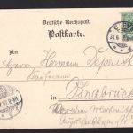 AK Cleve (Kleve) NRW 1897 Kafe-Restaurant Kaiser Friedrich, E. Schmitz