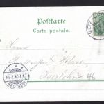 AK Winningen/ Mosel 1901 Gasthaus Schwan, 3 Buchen