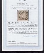 Bayern MiNr. 1 II a gestempelt Fotoattest Brettl