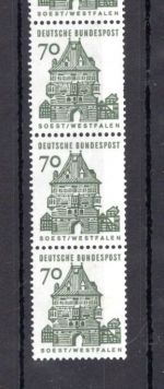 Bund Rollenmarke MiNr. 460 postfrisch 5er Streifen # 515 oben