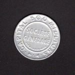 Frankreich SOCIÉTE GÉNERALE Kapselgeld 25 Centimes