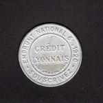 Frankreich CRÉDIT LYONNAIS Kapselgeld 10 Centimes