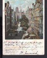 AK Danzig 1901 Frauengasse, coloriert