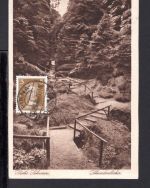AK Nationalpark Sächsische Schweiz 1928 Schwedenlöcher