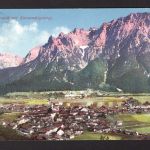 AK Mittenwald 1910 Mittenwald vor Karwendelgebirge