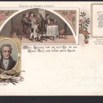 AK Leipzig 1898 Goethe´s Brief