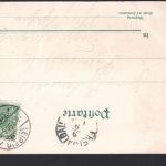 AK Leipzig 1898 Goethe´s Brief