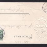 AK Weimar 1901 Goethe´s Gartenhaus, Prägekarte