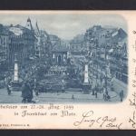 AK Frankfurt/ Main 1899 Goethefeier