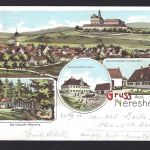 AK Neresheim 1906 Mariabuch-Kapelle, Fürstl. Domäne Hochstatt,