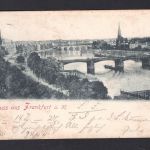 AK Frankfurt/ Main 1898 Panorama