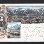 AK Innsbruck 1897 Schloss Ambras, Panorama