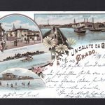 AK Grado 1898 Isola di Barbana, Il Canale, Bagno