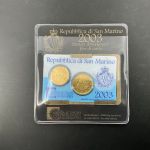 San Marino 2003 Coincard 20 + 50 Cent unzirkuliert