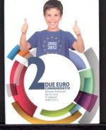 San Marino Coincard 2 Euro 2012 im Folder "Euro-Bargeld" ST