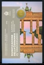 San Marino Coincard 2 Euro 2015 im Folder 25 Jahre Mauerfall ST