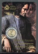 San Marino Coincard 2 Euro 2011 im Folder "Vasari" ST