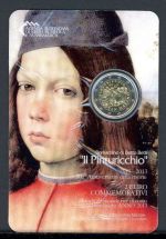 San Marino Coincard 2 Euro 2013 im Folder "Pinturichio" ST