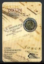 San Marino Coincard 2 Euro 2014 im Folder "Puccini" ST