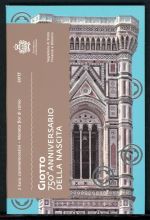 San Marino Coincard 2 Euro 2017 im Folder "Giotto" ST