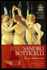 San Marino 2010 2 Euro Coincard Sandro Botticelli im Folder ST
