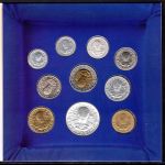 San Marino 1996 KMS im Folder mit 1 - 1000 Lire ST