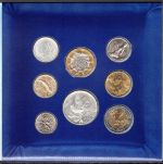 San Marino 2001 KMS im Folder mit 10 - 5000 Lire ST