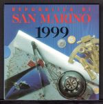 San Marino Kursmünzsatz/ KMS 1999 mit 10 - 5000 Lire ST