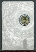 San Marino Coincard 2 Euro 2015 im Folder "Dante Alighieri" ST