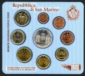 San Marino 2005 Kursmünzensatz/ KMS im Folder incl. 5 Euro Onofri ST