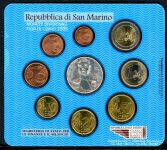 San Marino 2005 Kursmünzensatz/ KMS im Folder incl. 5 Euro Onofri ST