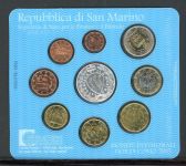 San Marino Coincard KMS 2003 im Folder mit 5 Euro "1700 J. San Marino" ST