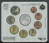 San Marino Coincard KMS 2011 im Folder mit 5 Euro "Weltraumflug" ST