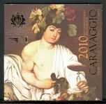 San Marino Coincard KMS 2010 im Folder mit 5 Euro "Carvaggio" ST