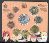 San Marino Coincard KMS 2013 im Folder mit 5 Euro "Federico Fellini" ST