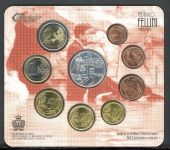San Marino Coincard KMS 2013 im Folder mit 5 Euro "Federico Fellini" ST