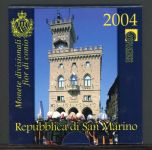 San Marino Coincard KMS 2004 im Folder mit 5 Euro "Borghesi" ST