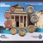 San Marino Kursmünzensatz/ KMS 2014 im Folder unzirkuliert
